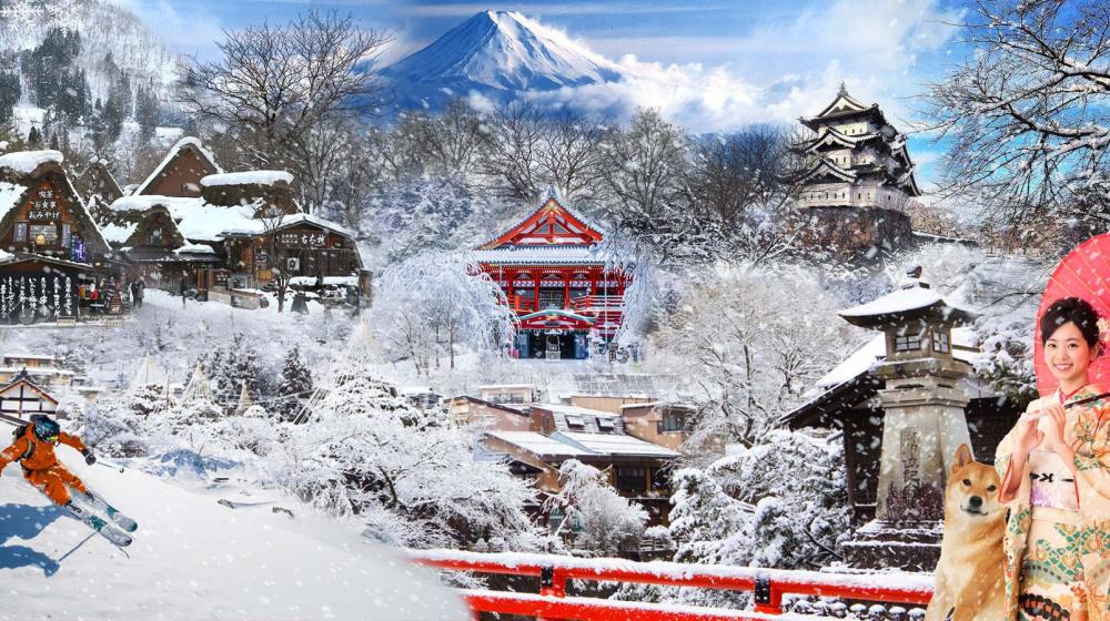 Phong cảnh mùa đông tuyệt đẹp ở Gangwon, Hàn Quốc