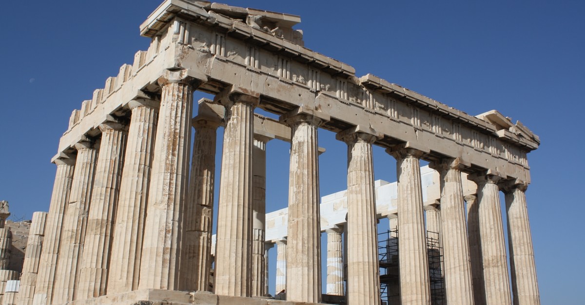 Một góc Acropolis với những di tích cổ đại