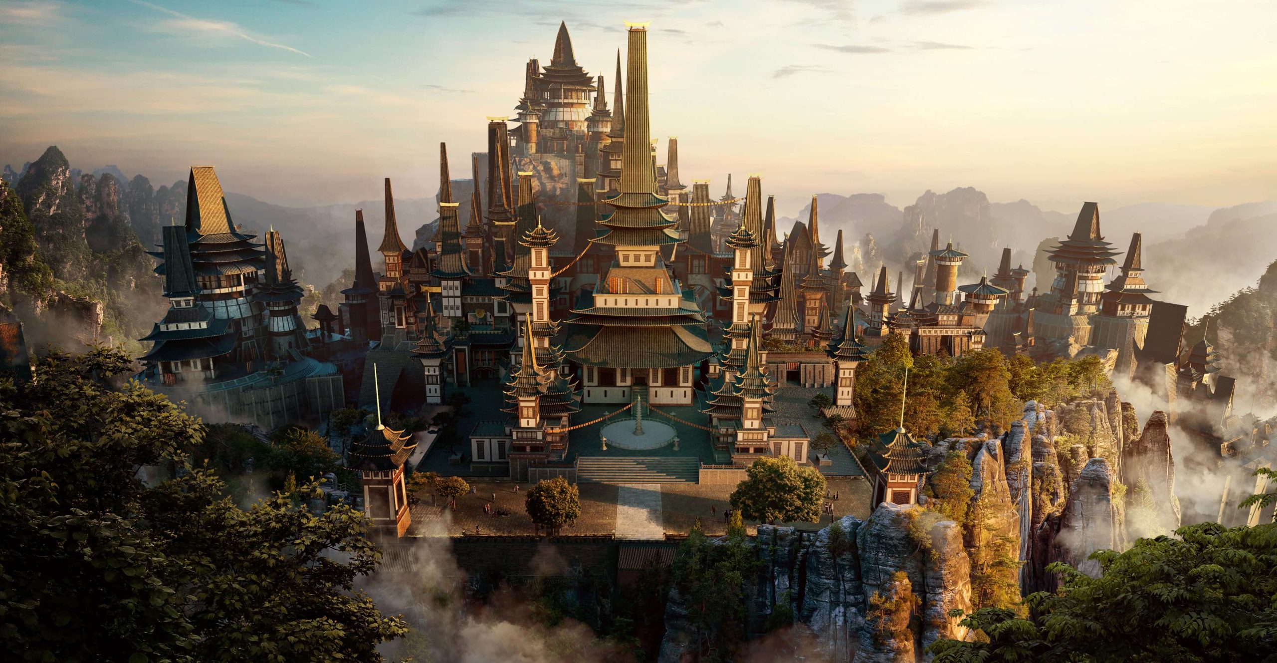 Phố cổ Độc Khắc Tông huyền ảo về đêm