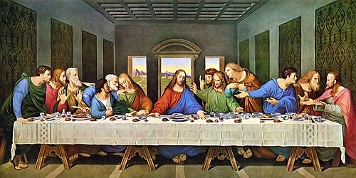 Bức tranh Bữa tối cuối cùng của Leonardo da Vinci