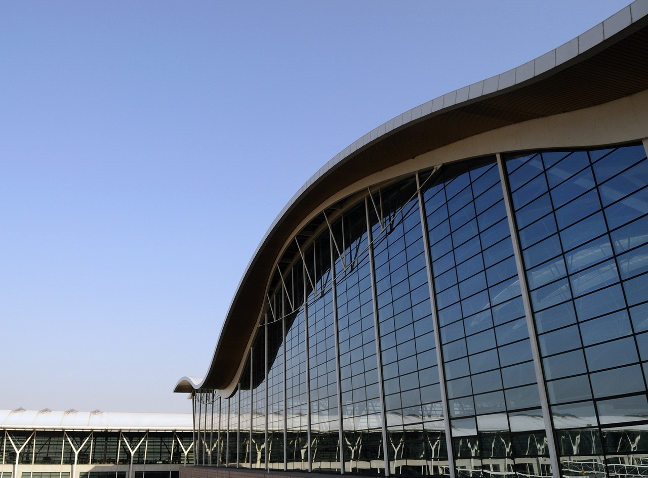 Bên trong nhà ga sân bay Phố Đông