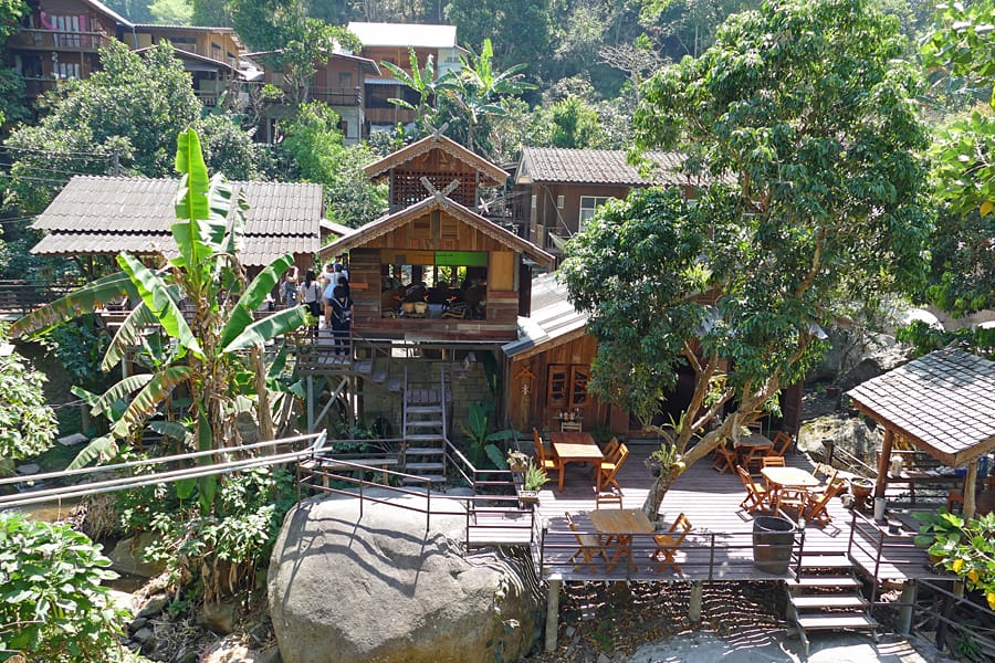 Khu vườn xanh mướt tại Viva Chiang Mai