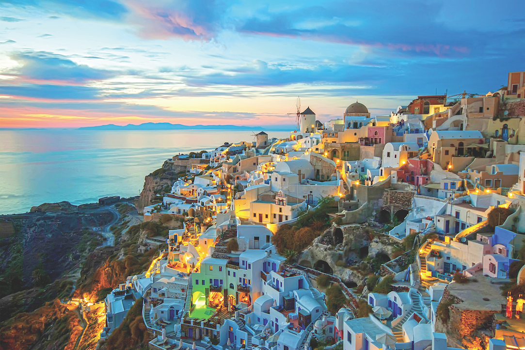 Một góc đẹp của Santorini