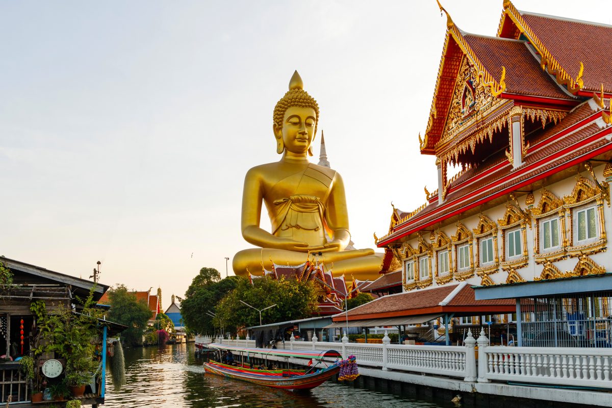 Bangkok về đêm từ trên cao