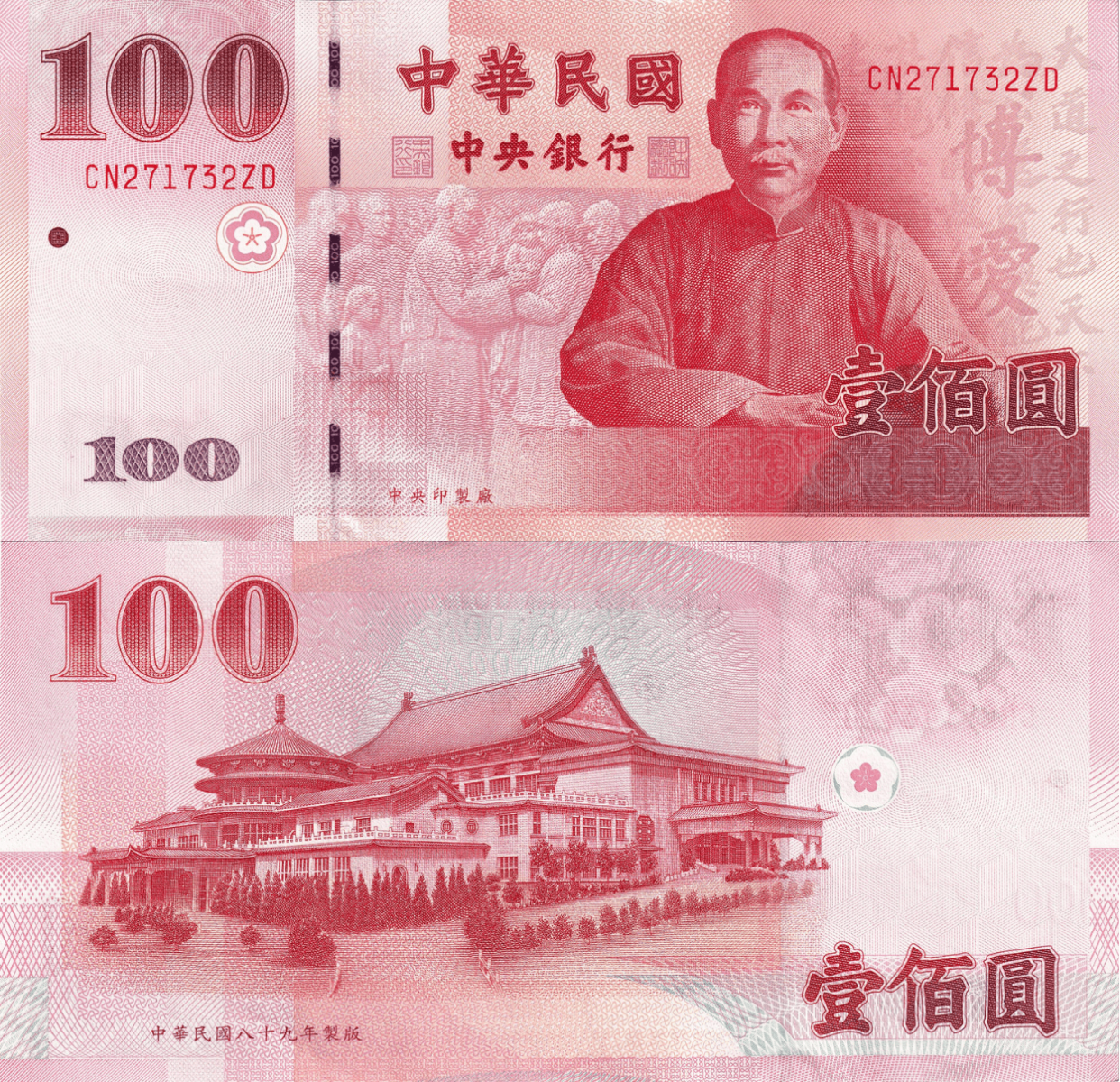 Các mệnh giá tiền Đài Loan