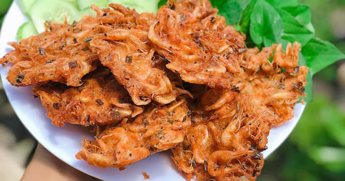 Bánh tép chiên giòn rụm