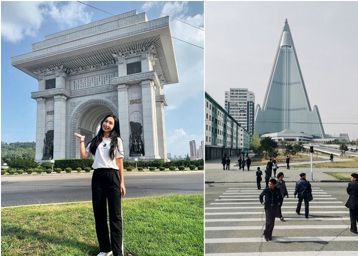 Toàn cảnh thành phố Triều Tiên nhìn từ trên cao