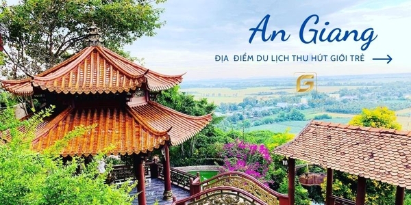 Cánh đồng lúa mênh mông dưới chân núi An Giang