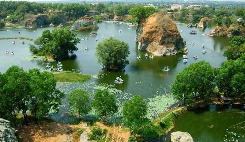 Toàn cảnh Đồng Nai với sông nước và cây xanh