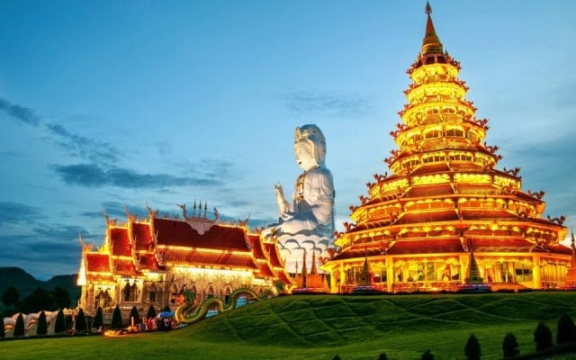 Một góc phố cổ kính ở Chiang Rai