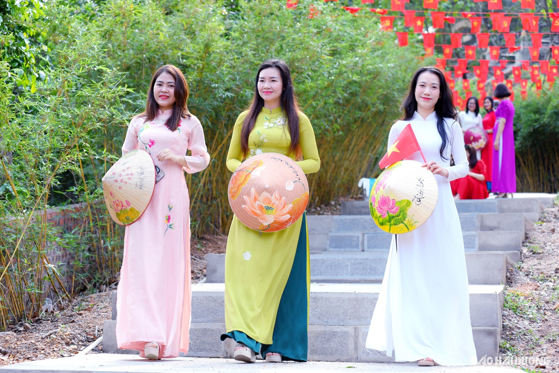 Con đường mòn dẫn vào khu vực cánh đồng hoa rễ hoặc chân núi