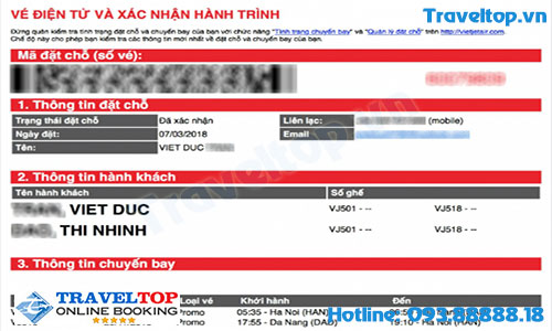 Bảng hiệu hạng vé Promo của Vietjet Air