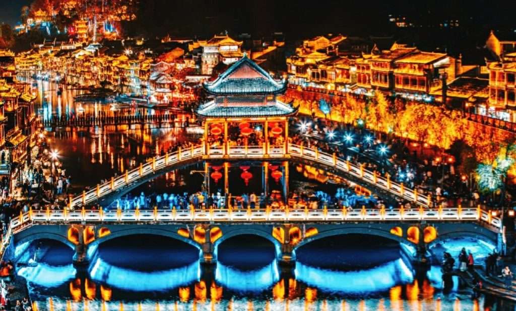 Một góc phong cảnh Hồ Nam yên bình