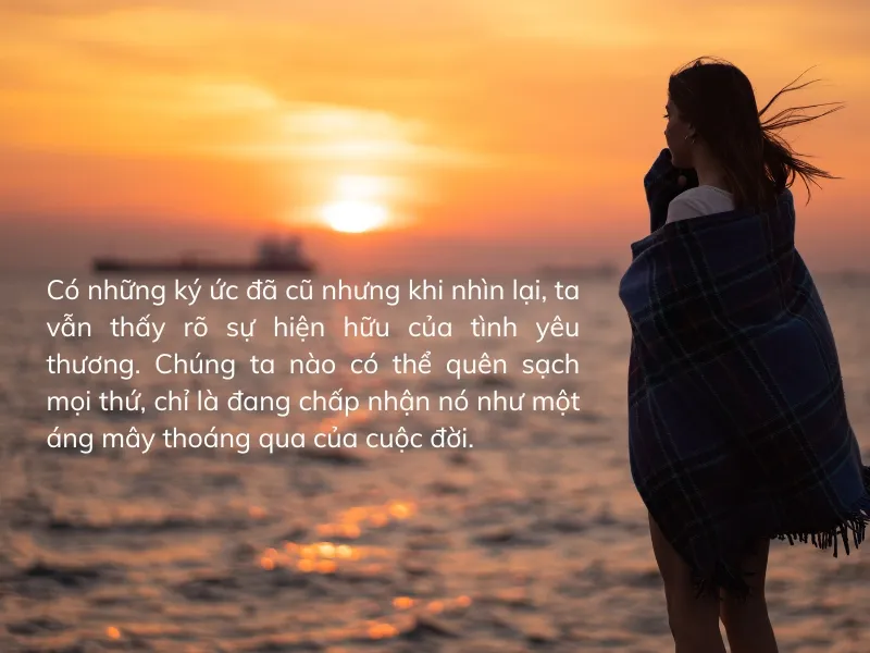 Hình ảnh gợi cảm giác hoài niệm, với màu sắc cổ điển