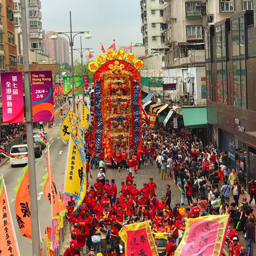 Chợ đường phố sôi động ở Hong Kong