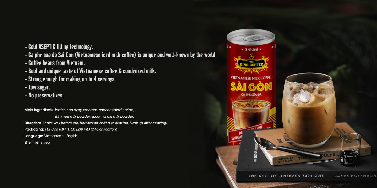 Ly cà phê sữa đá Sài Gòn