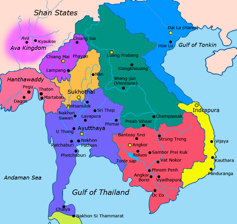 Bản đồ lịch sử Lào