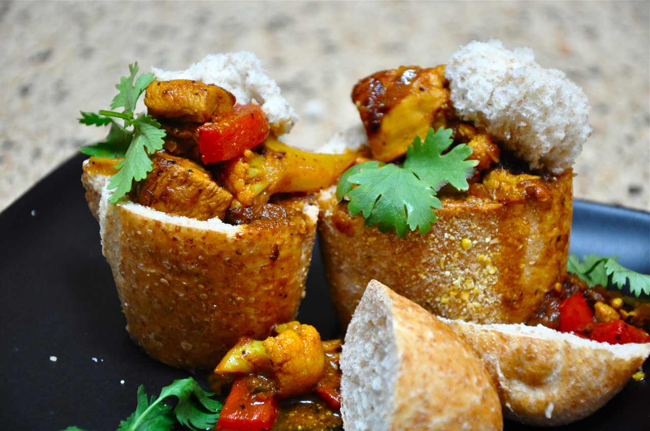 Món Bunny Chow hấp dẫn