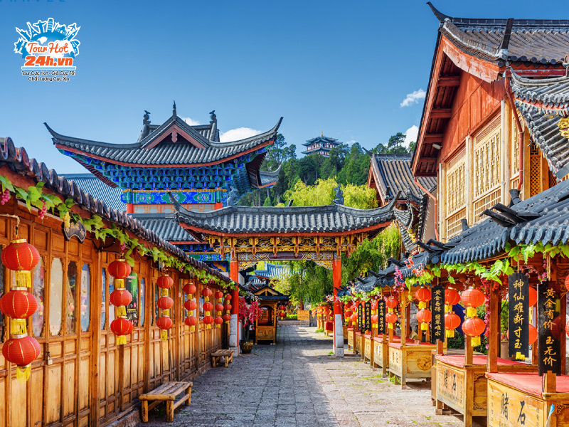 Một góc thanh bình của cổ trấn Lệ Giang