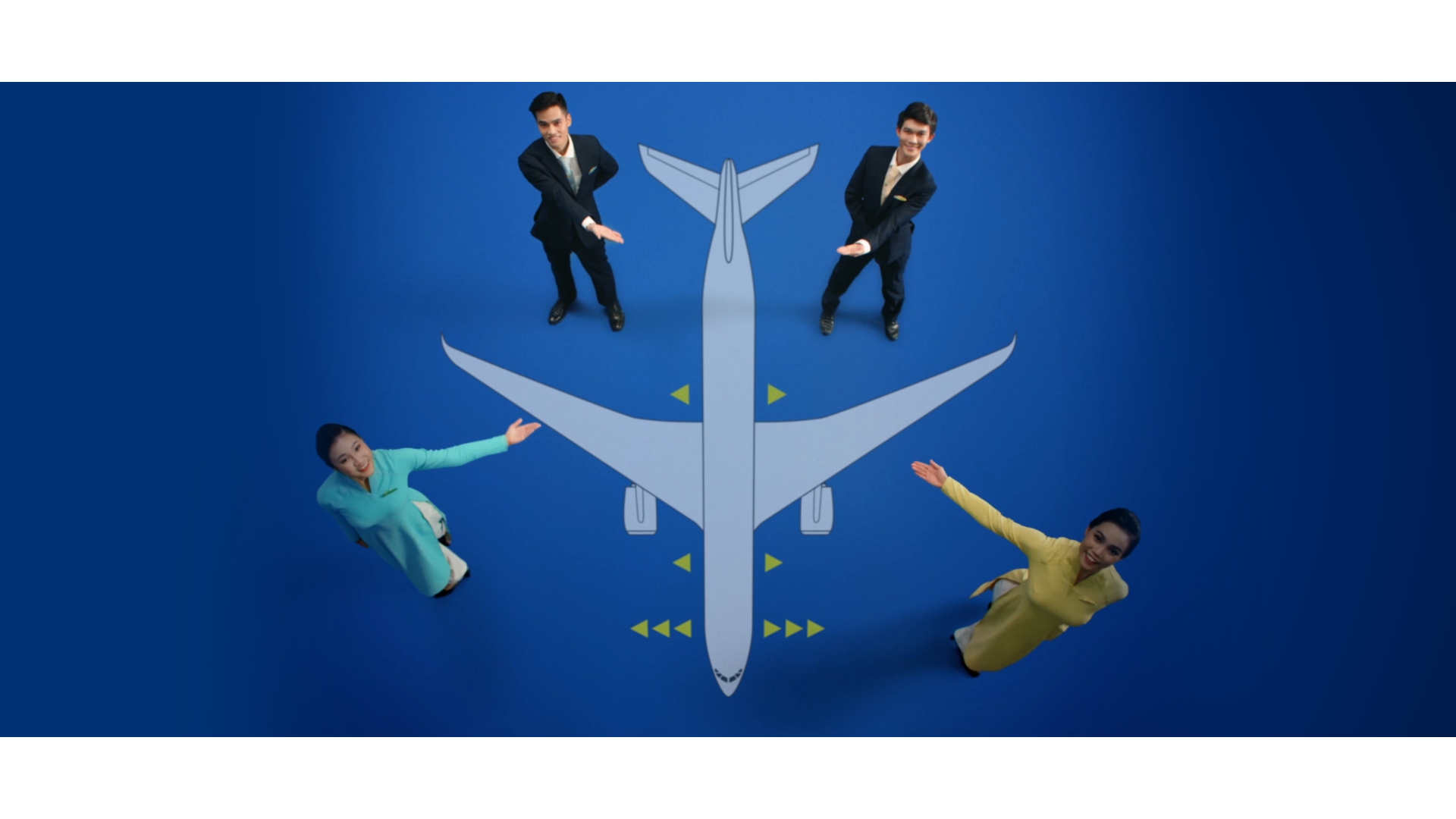 Máy bay an toàn trên bầu trời xanh