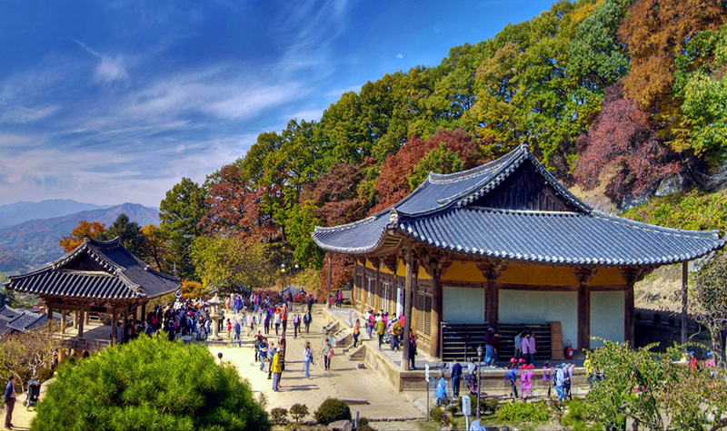 Ngôi nhà hanok cổ kính trong làng
