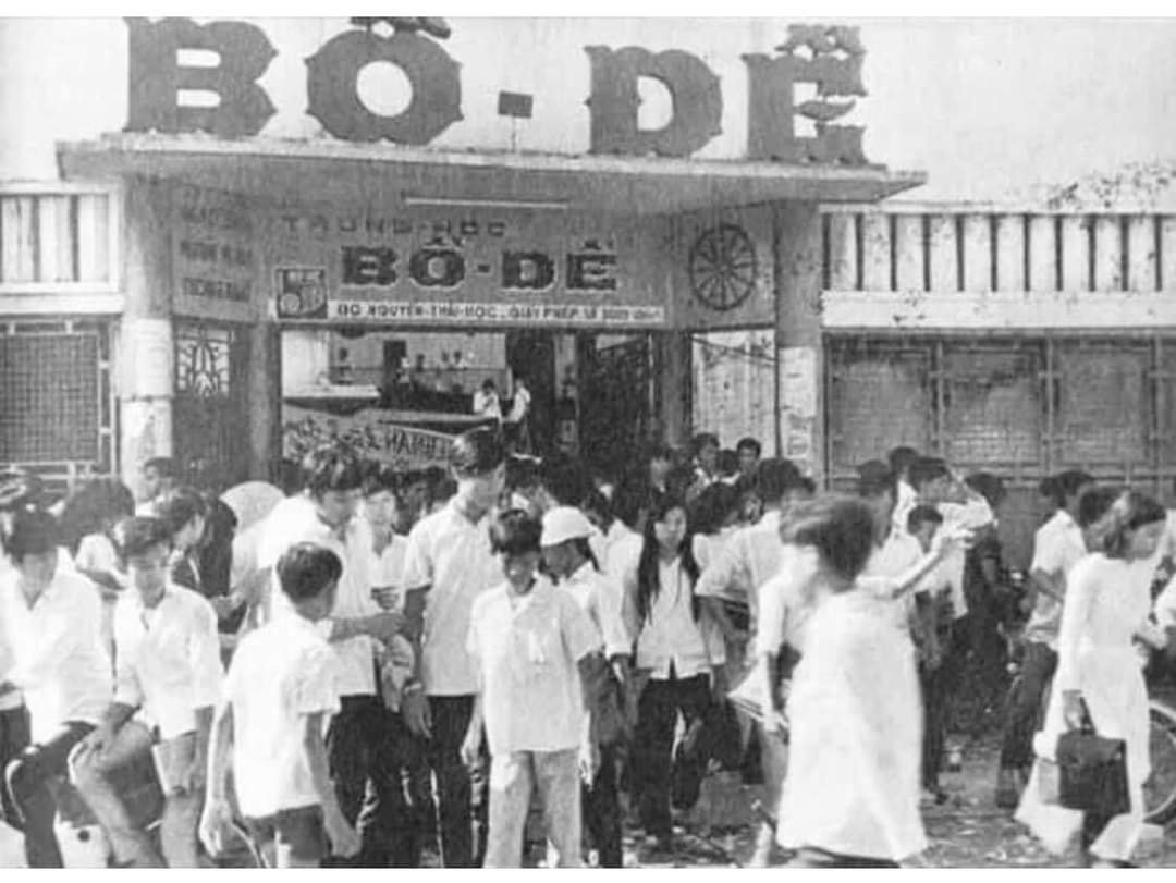 Trường Bồ Đề ngày nay, một công trình kiến trúc cũ kỹ giữa lòng Quảng Trị