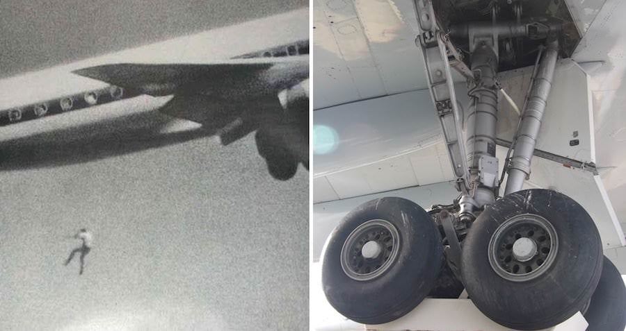 Bức ảnh ám ảnh về Keith Sapsford rơi xuống từ máy bay, một bi kịch của giấc mơ khám phá.