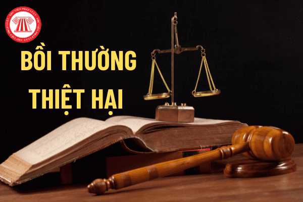 Biểu tượng pháp luật và bồi thường thiệt hại