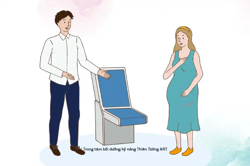 Giữ gìn phép lịch sự nơi công cộng, tôn trọng không gian chung.