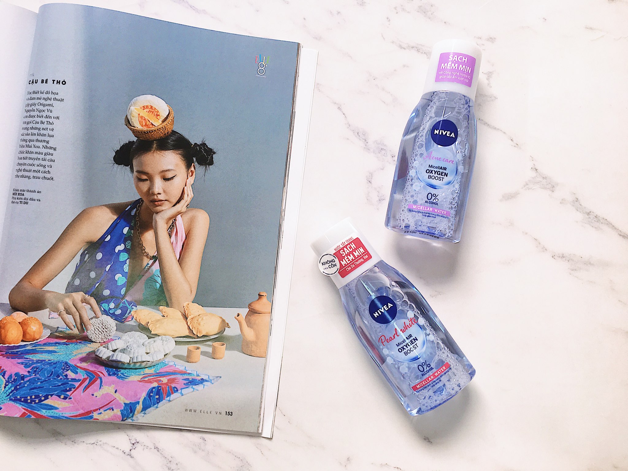 Minh họa sản phẩm tẩy trang