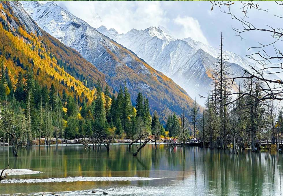 Dãy núi tuyết Tứ Cô Nương